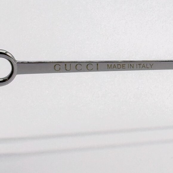 NEW GUCCI SUNGLASSES GG1703S 003 SILVER/BLUE UNISEX EYEWEAR